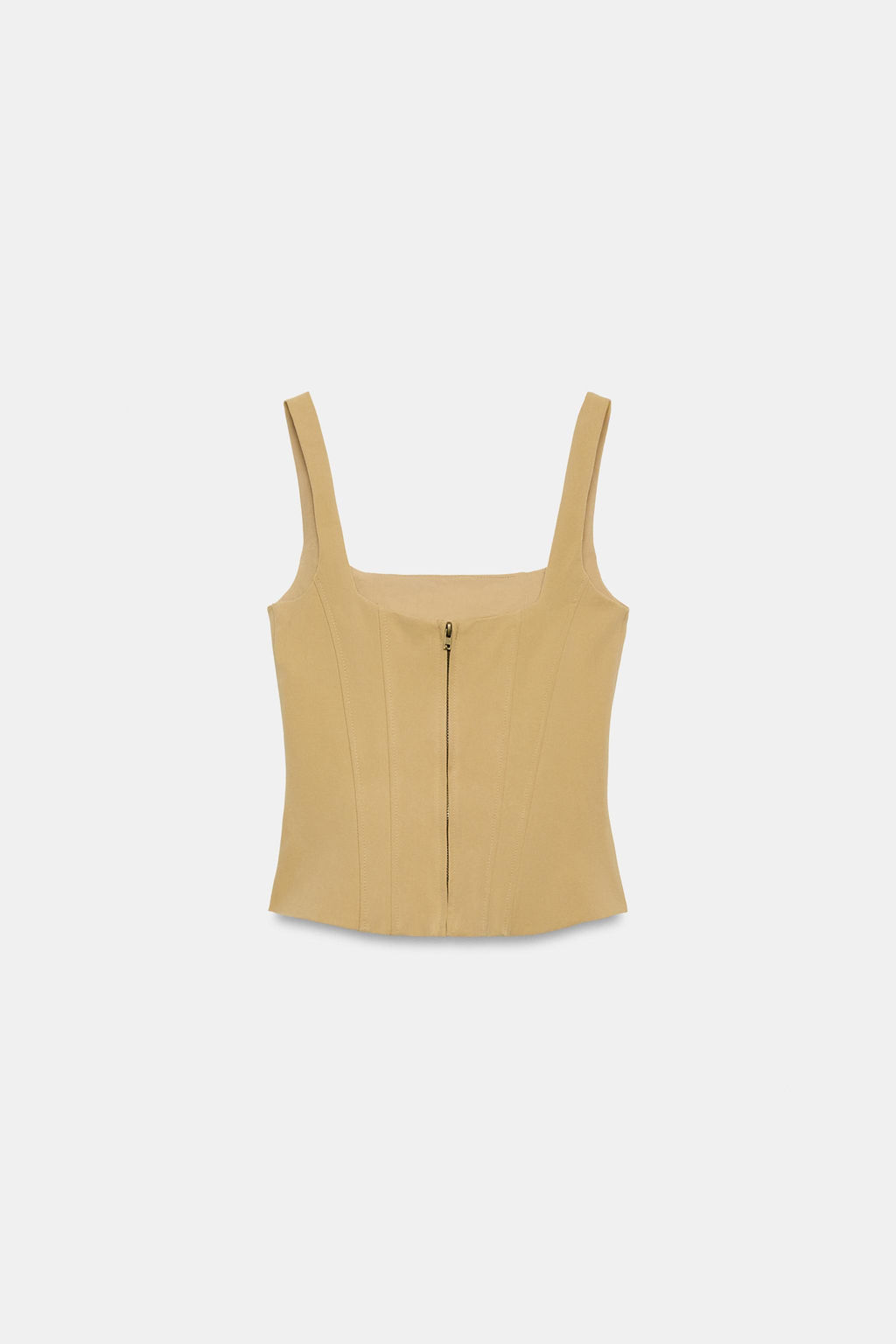TOP CORSETERO BOTONES / Beige - Zara фото 7