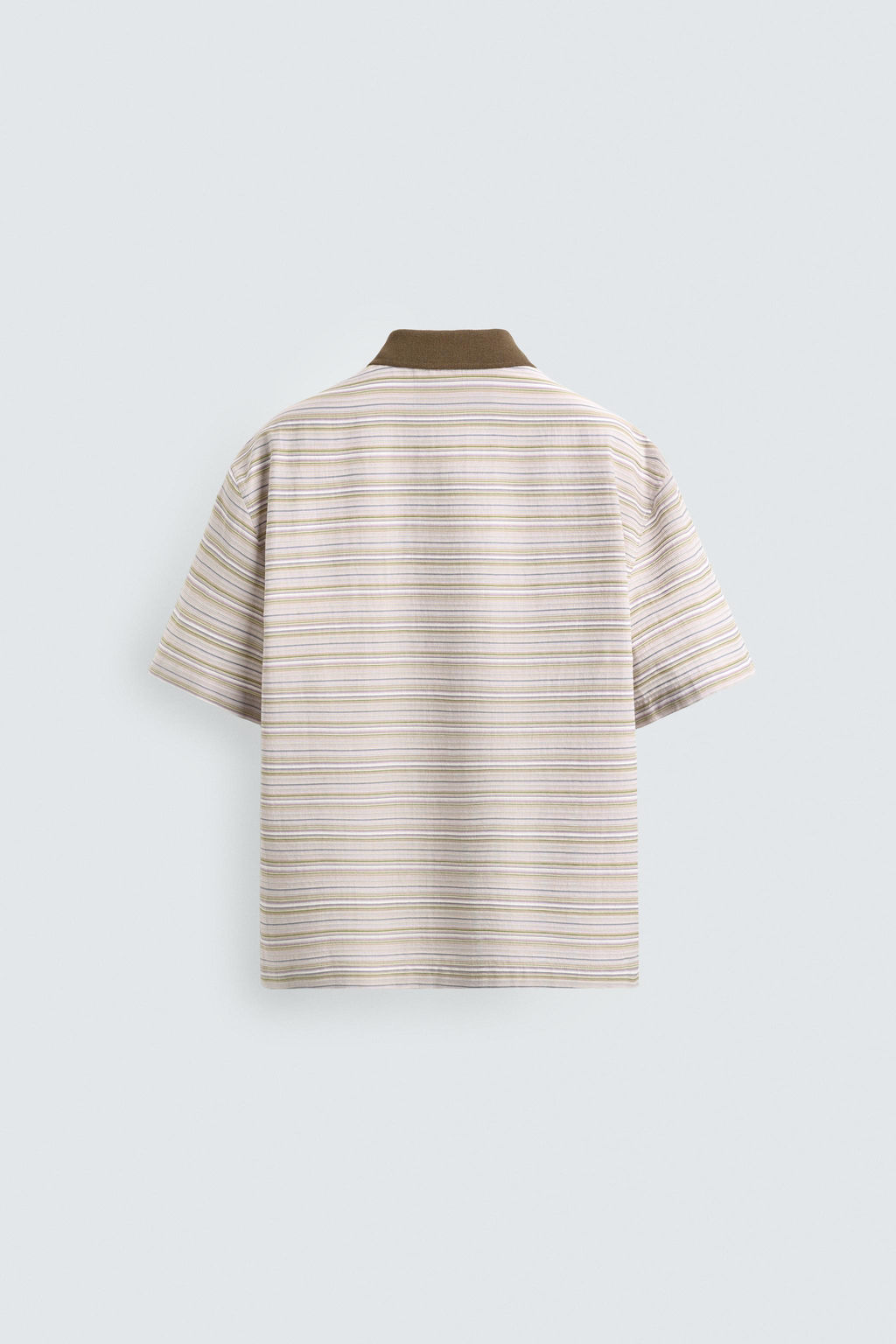 CAMISA POLO RELAXED FIT RAYAS / Lima - Zara фото 8