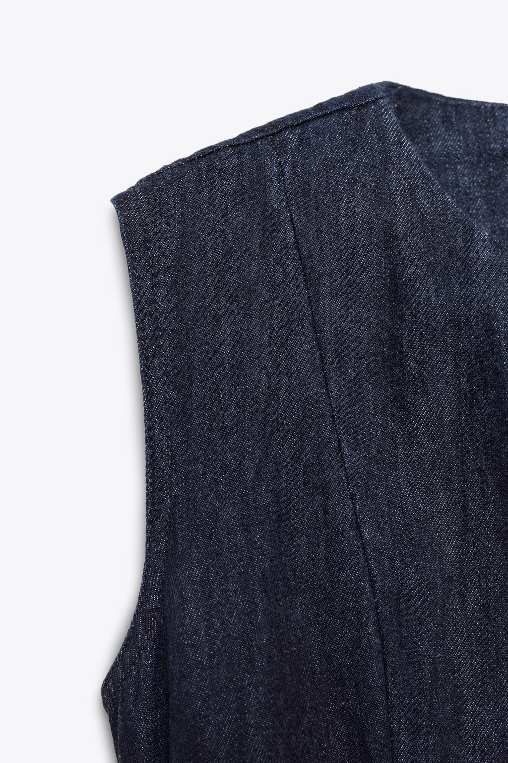 ZW COLLECTION DENIM MIDI DRESS - Zara фото 16