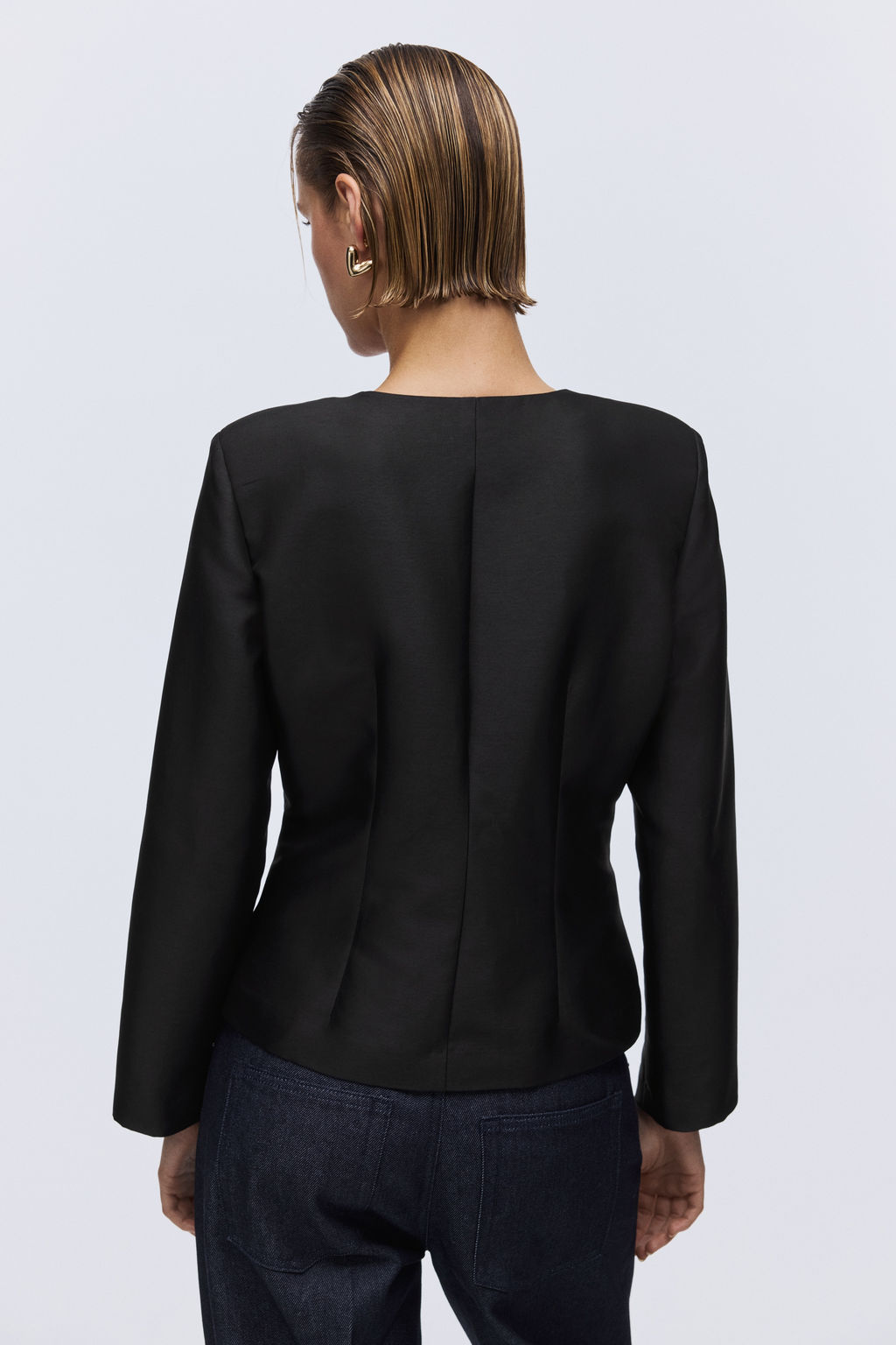 Blazer con escote cuadrado - H&m фото 6