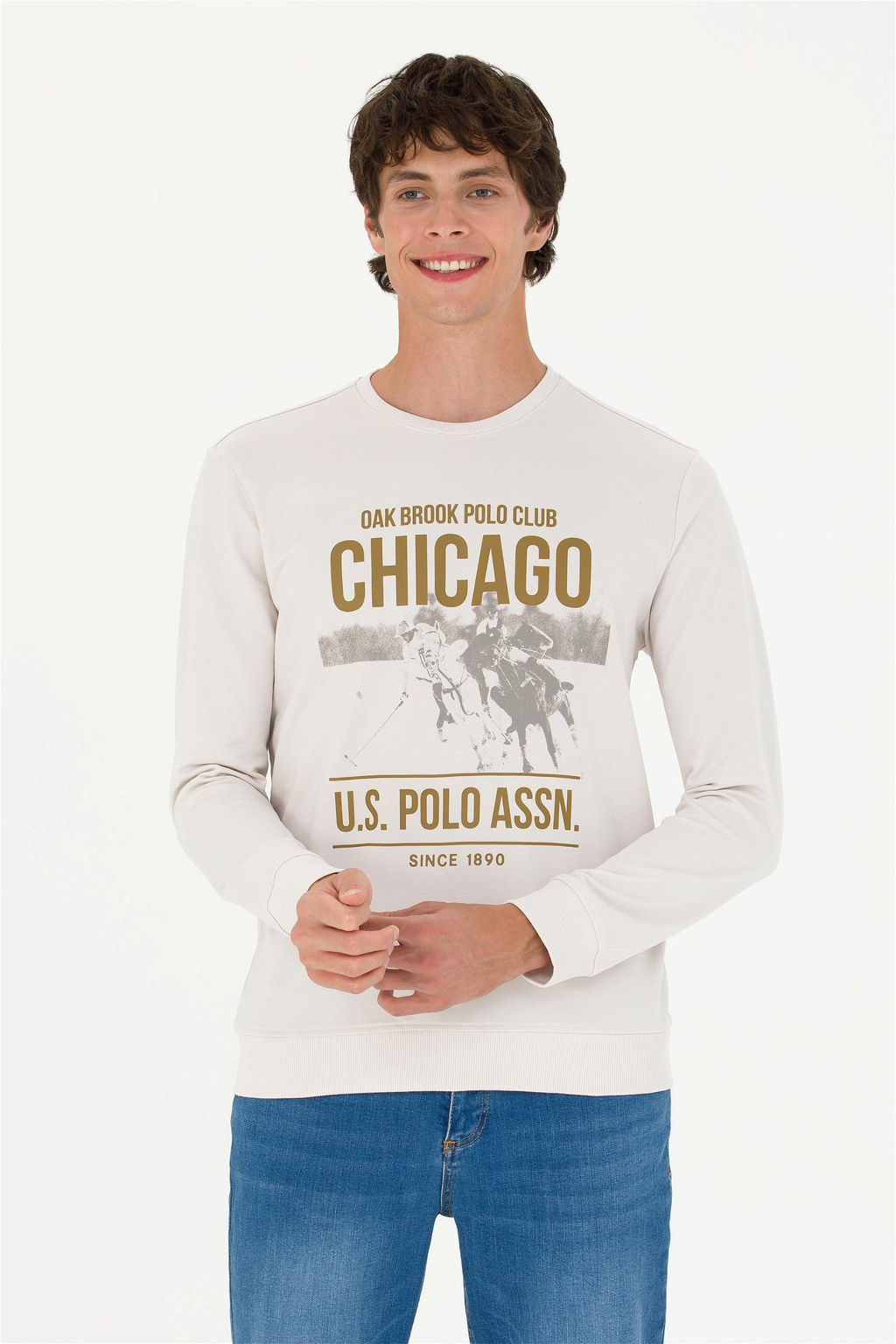 U. S. Polo Assn / Мужская толстовка с камнем - U.s. polo assn фото 10
