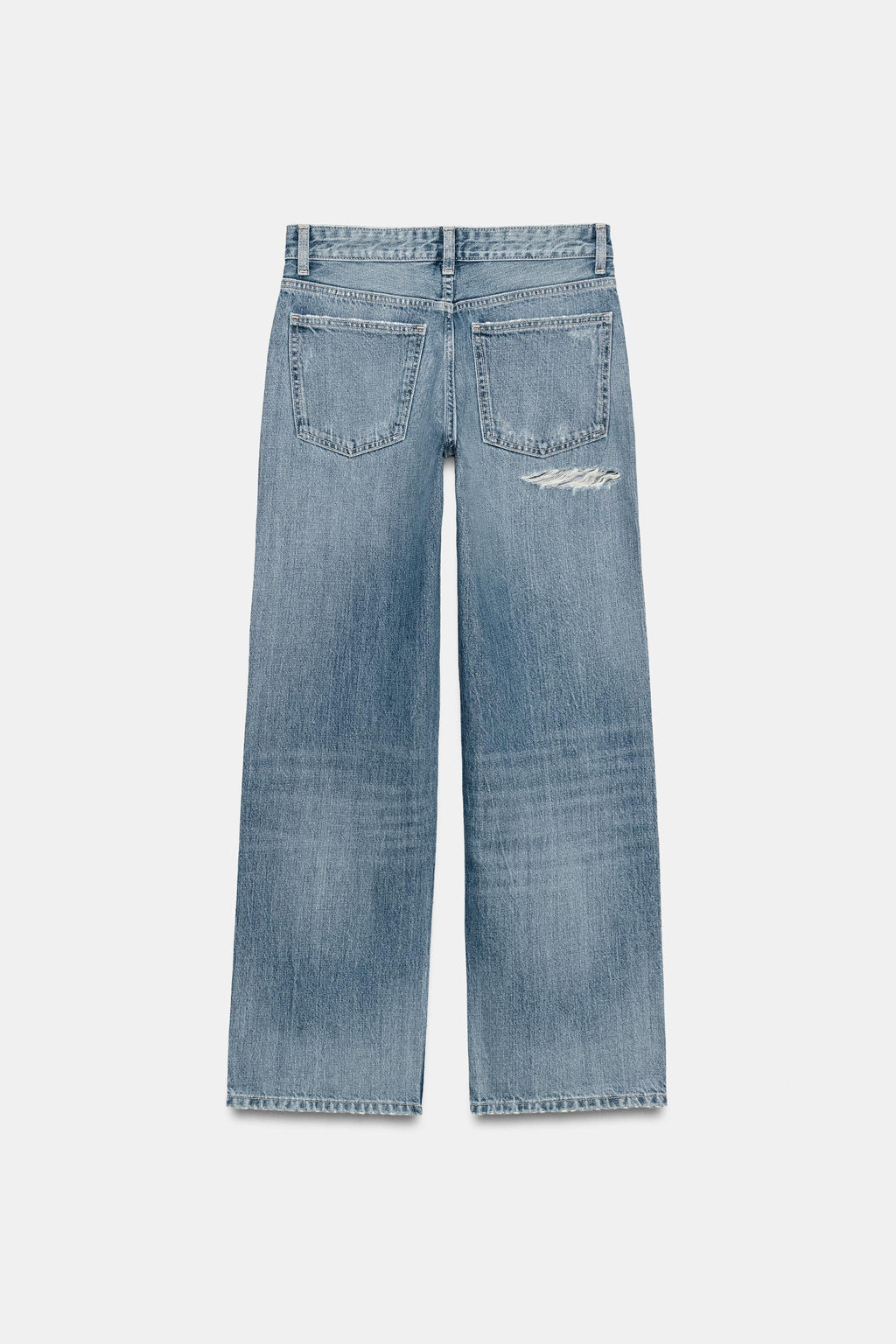 JEANS TRF RECTOS TIRO BAJO BRILLOS / Marino - Zara фото 5