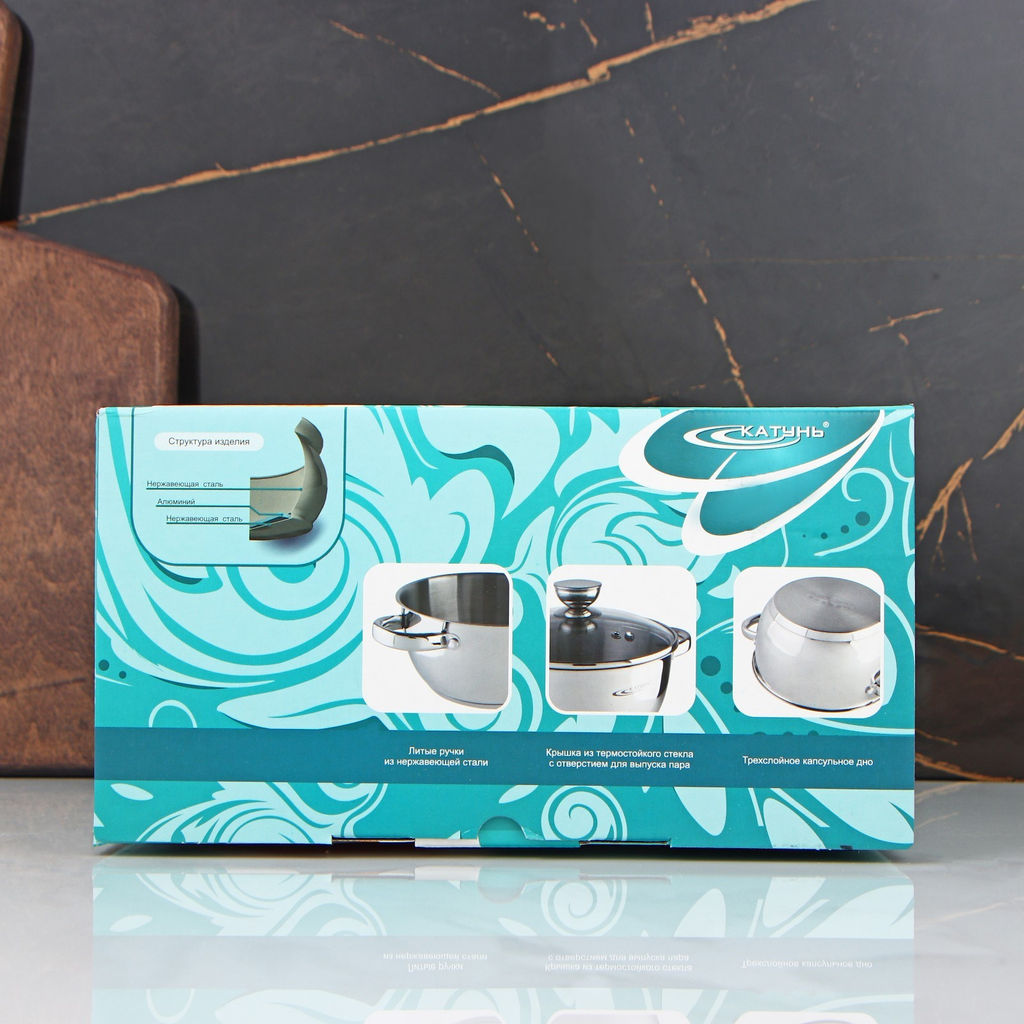 Кастрюля 4,0 л (АНТЕЯ) (KT05-D-22)