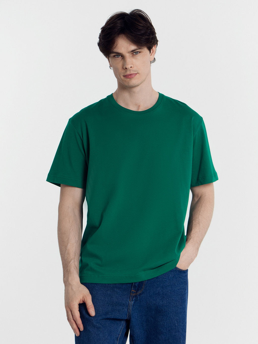 Футболка мужская Mark Formelle изумруд  фото 4