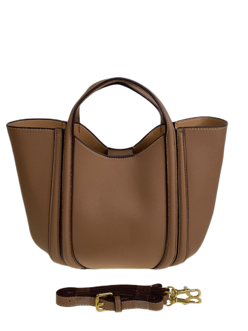 Женская сумка из искусственной кожи, цвет коричневый - Greta фото 2