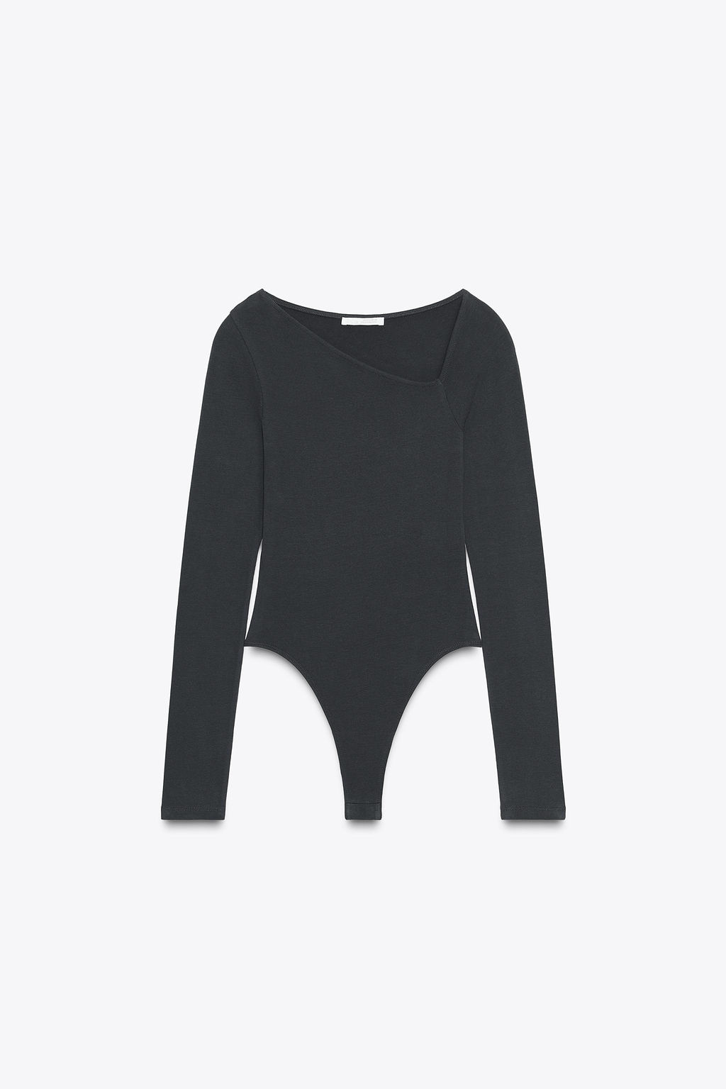ASYMMETRIC LONG SLEEVE BODYSUIT - Zara фото 7