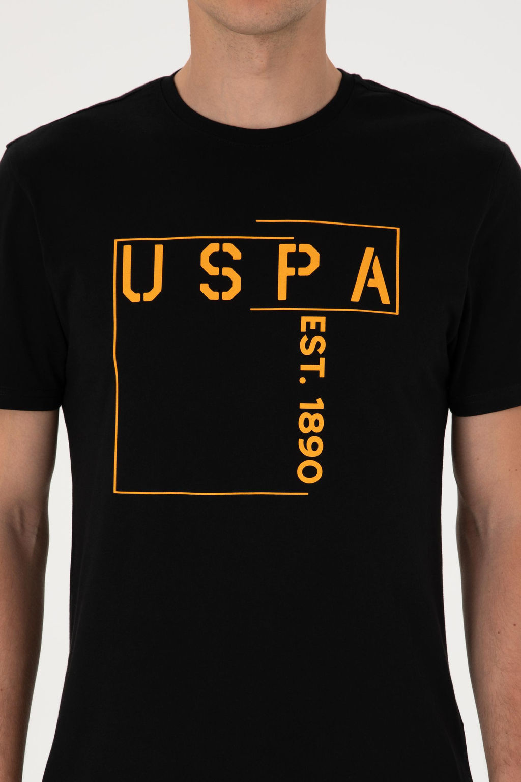 Erkek Regular Fit Siyah Bisiklet Yaka Ti__rt Sepette S_rpriz _ndirim - U.s. polo assn фото 6