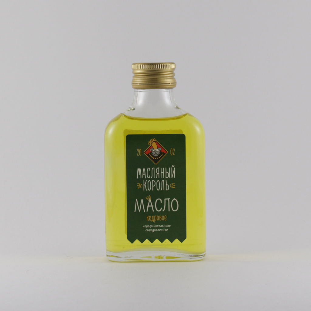 Масло кедровое нерафинированное Масляный король 0,1л