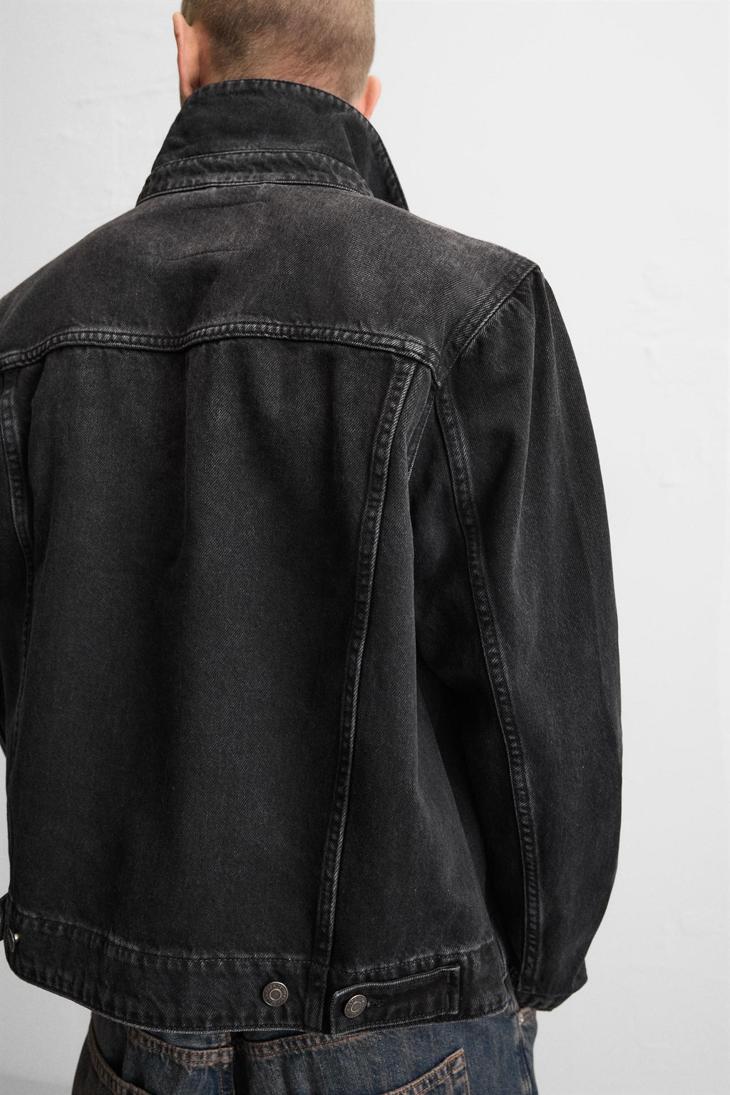 BASIC DENIM JACKET - Zara фото 6