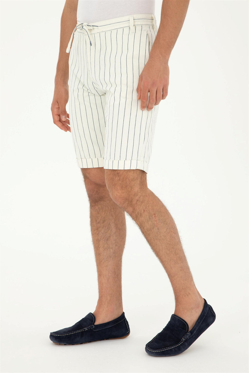 Мужские белые джинсовые шорты Неожиданная скидка в корзине - U.s. polo assn фото 2