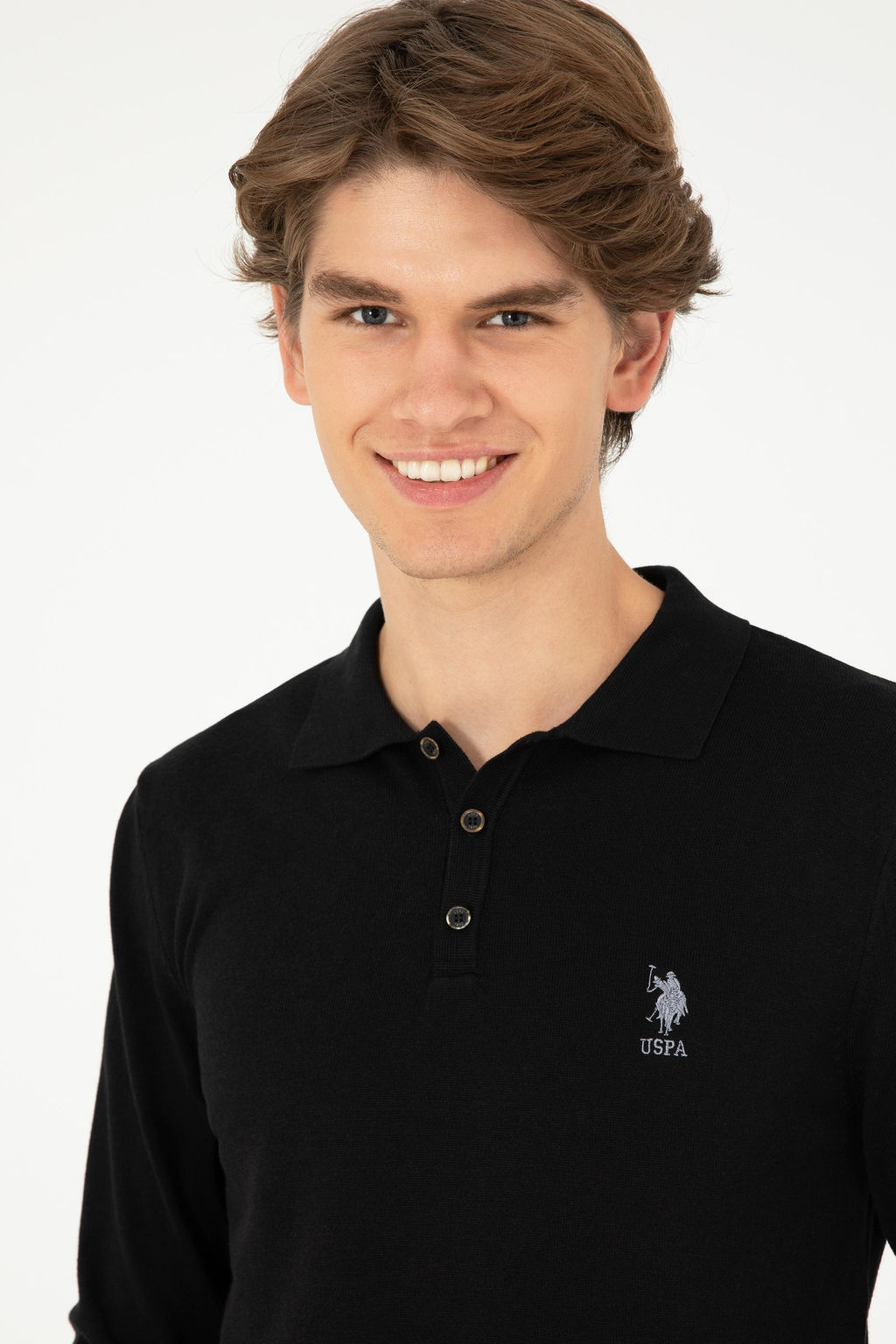 Мужской черный базовый свитер Неожиданная скидка в корзине - U.s. polo assn фото 2