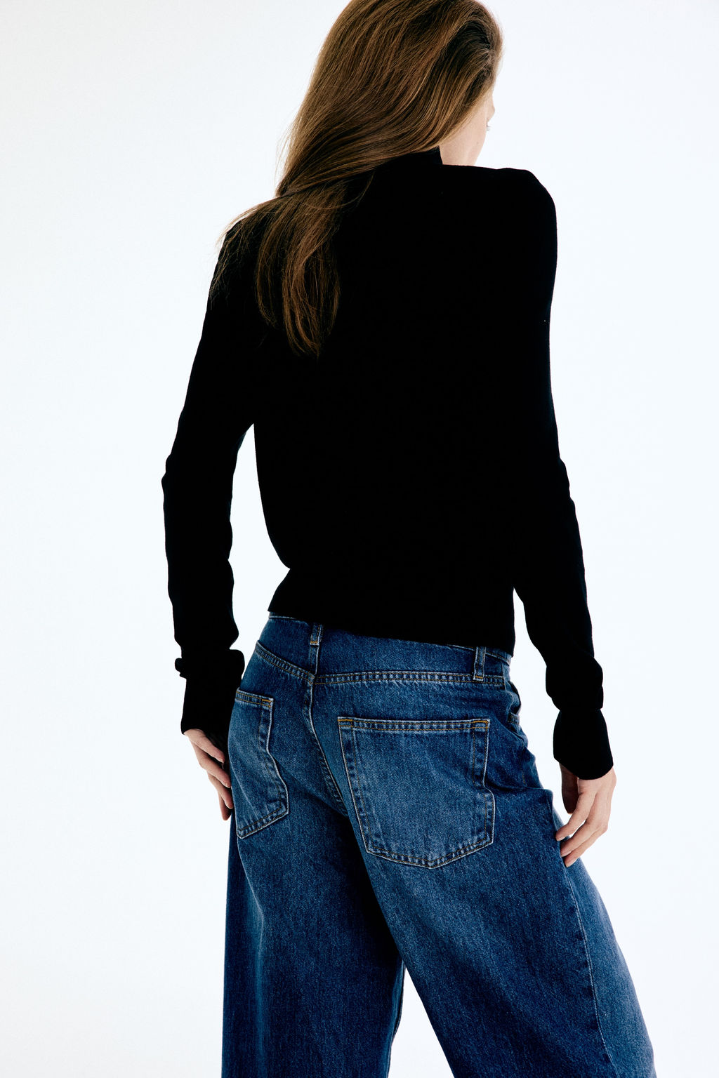 Wide High Waist Ankle Jeans - H&m фото 6