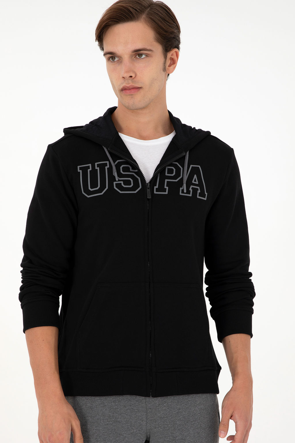 Мужской черный вязаный кардиган Неожиданная скидка в корзине - U.s. polo assn фото 10