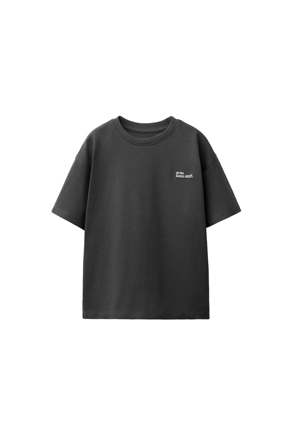 CAMISETA HEAVY WEIGHT TEXTO / Gris antracita - Zara фото 7