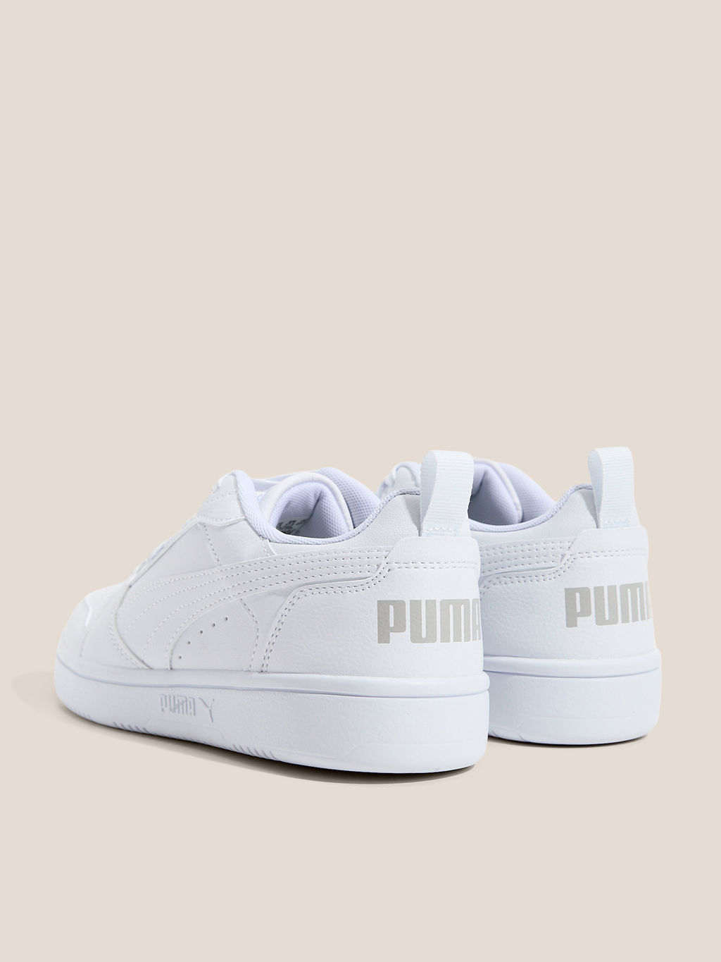 Детские кеды PUMA Puma Rebound V6 Lo Jr Артикул 4587255, белый