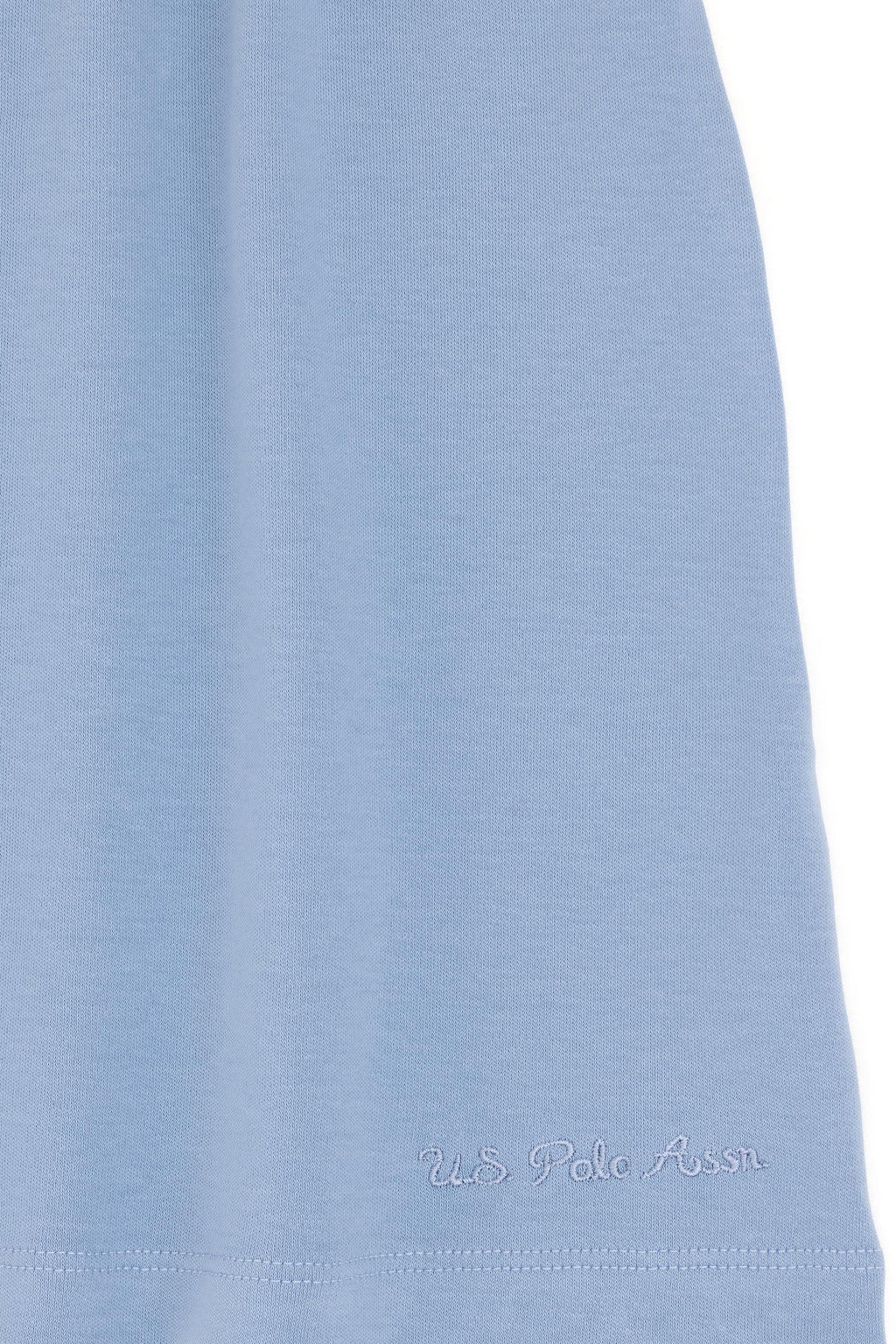 Голубое трикотажное платье для девочки Неожиданная скидка в корзине - U.s. polo assn фото 4