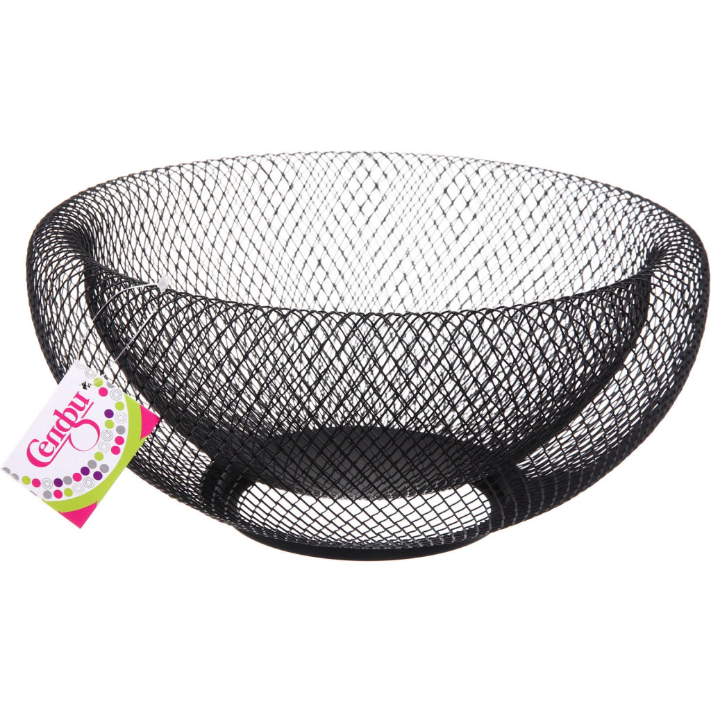 Фруктовница "Black" 30*14см двойная стенка