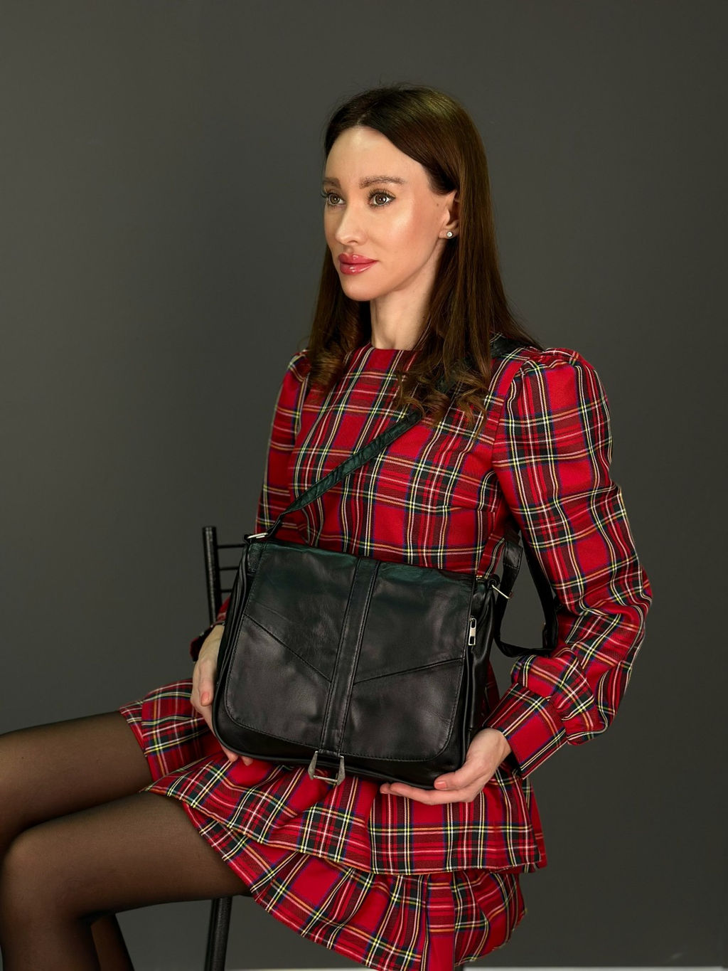 Сумка женская из телячьей кожи