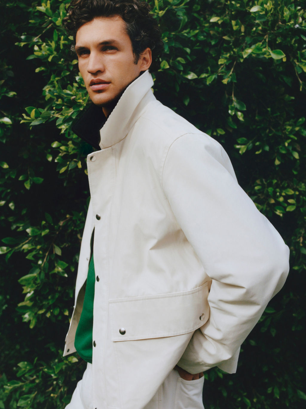 Chaqueta de nailon y algod?n encerada - H&m фото 6