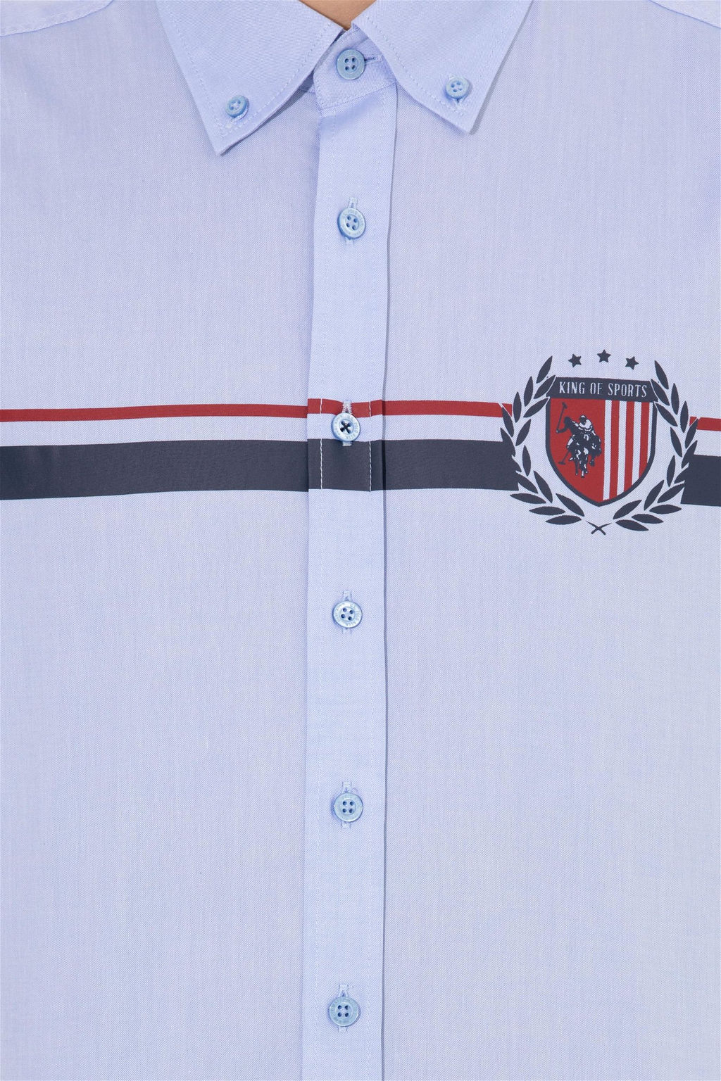 Мужская синяя скидка рубашки с длинным рукавом в корзине - U.s. polo assn фото 6