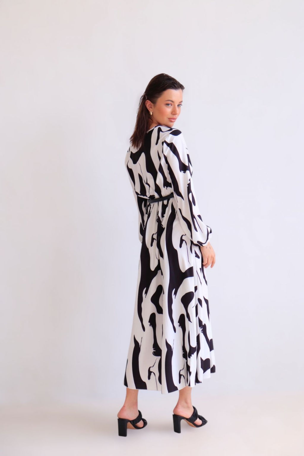 Martichelli Платье чёрно-белое  фото 9