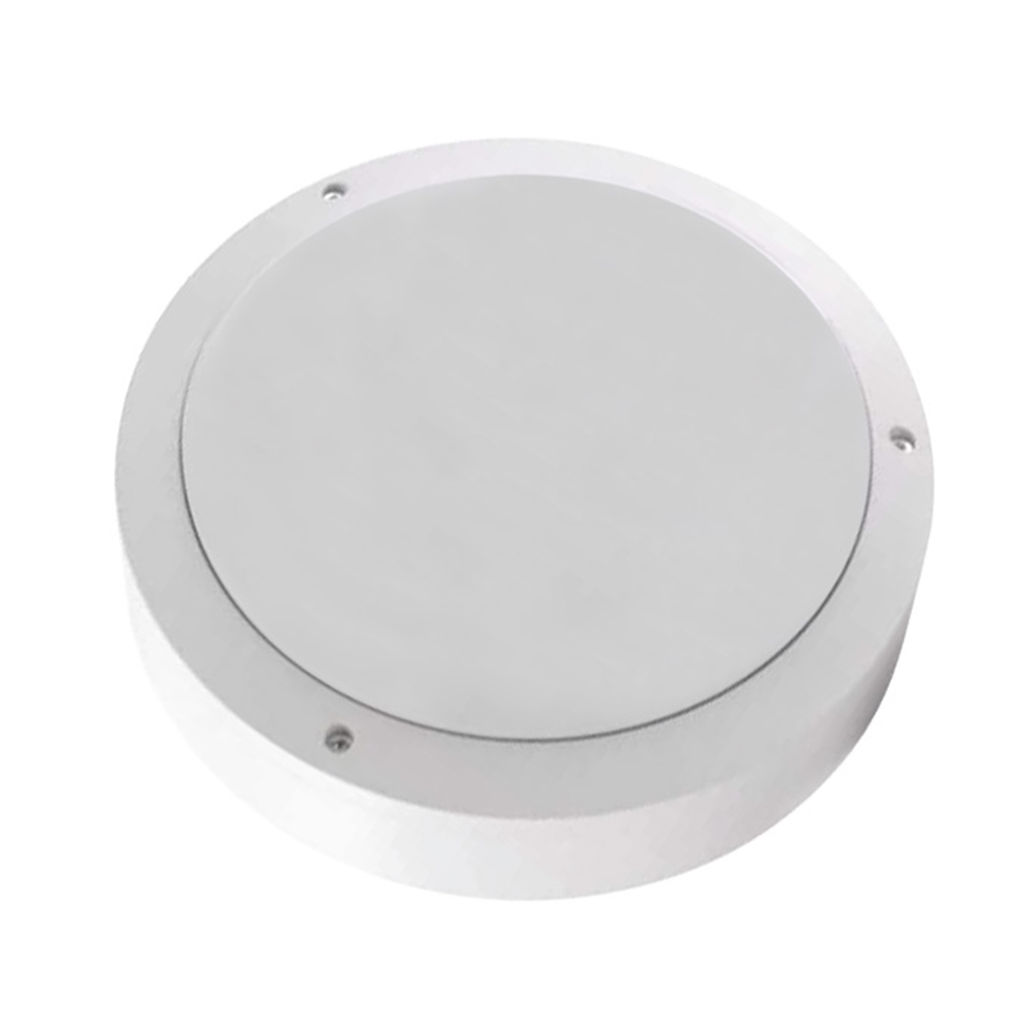 ULW-K15A 25W/5000K IP65 WHITE Светильник светодиодный влагозащищенный. Круг. Белый свет (5000K). 3000Лм. 220X70мм. Корпус белый. ТМ Uniel