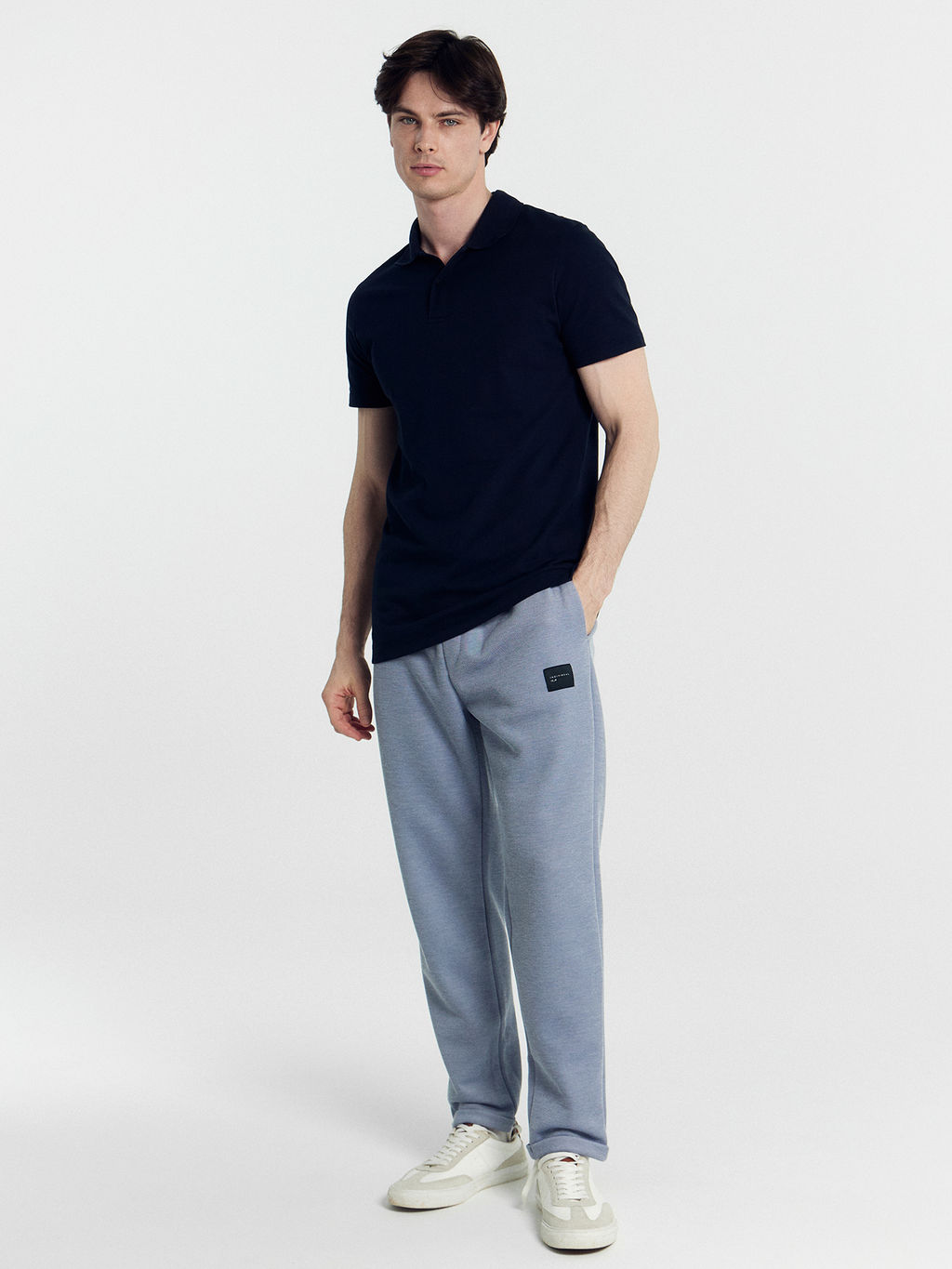 Поло мужское в темно-синем цвете т.синий 111834/1 - Mark formelle фото 2