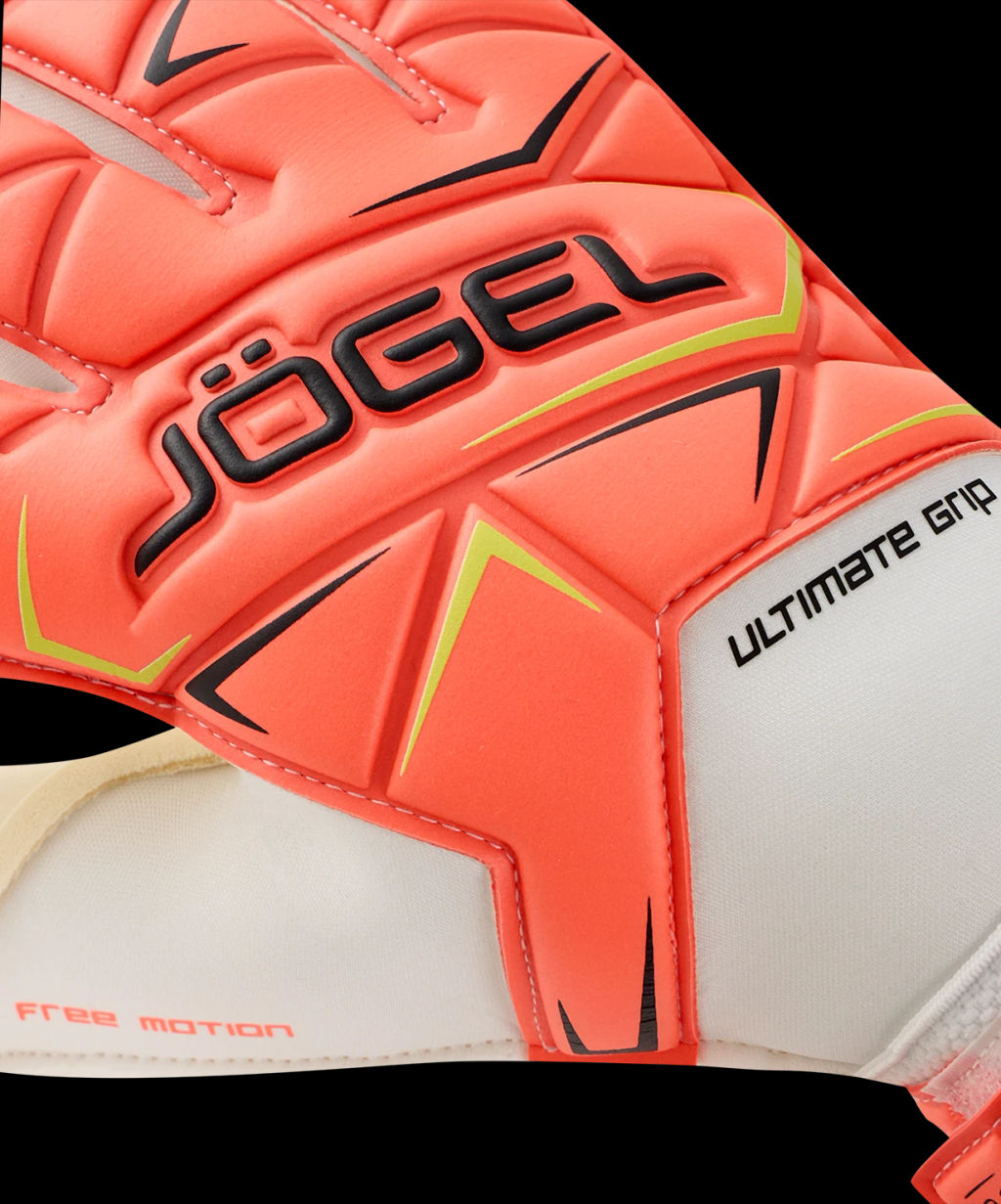 Перчатки вратарские JOGEL Legend UL4 Roll Negative, коралловый  фото 3