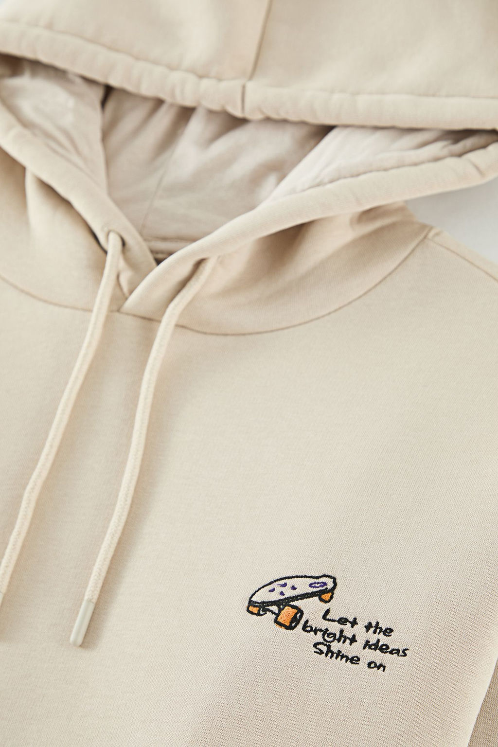 TRENDYOL MAN Haki Oversize/Genis Kesim Nak?sl? Ici Polarl? Kapusonlu Sweatshirt TMNAW25SW00016 - Trendyolmilla фото 7