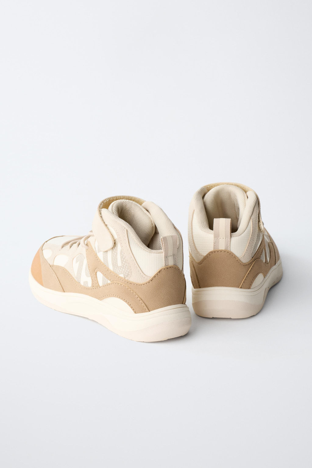 CONTRAST HIGH-TOP SNEAKERS - Zara фото 8