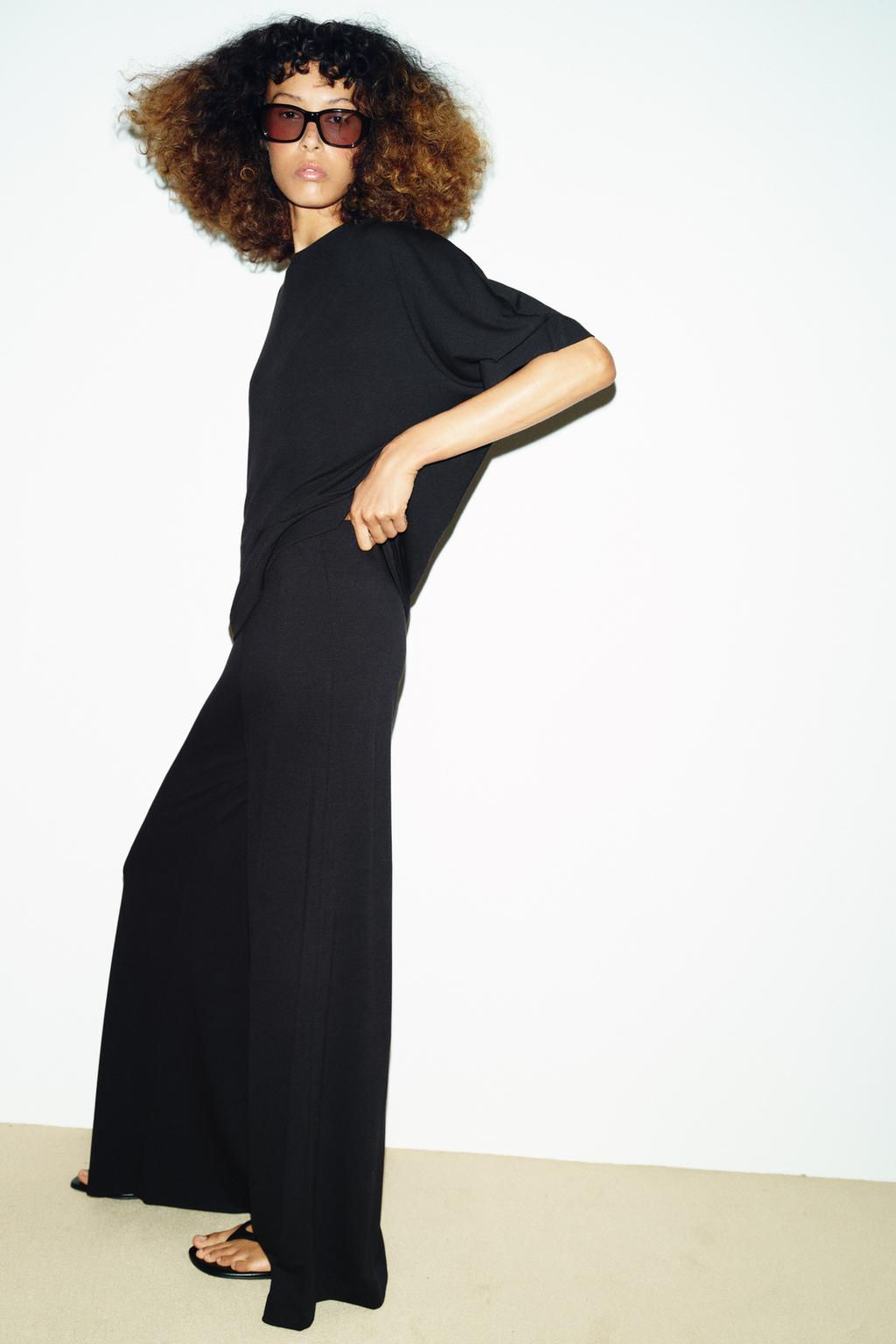 FLOWING PALAZZO TROUSERS - Zara фото 3