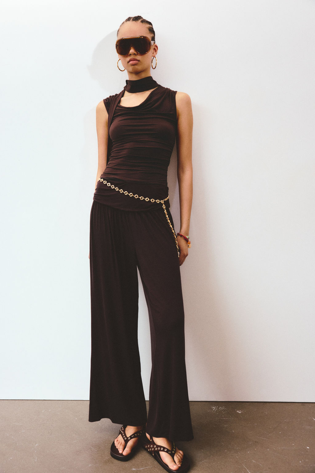 Top con cuello fular - H&m фото 4