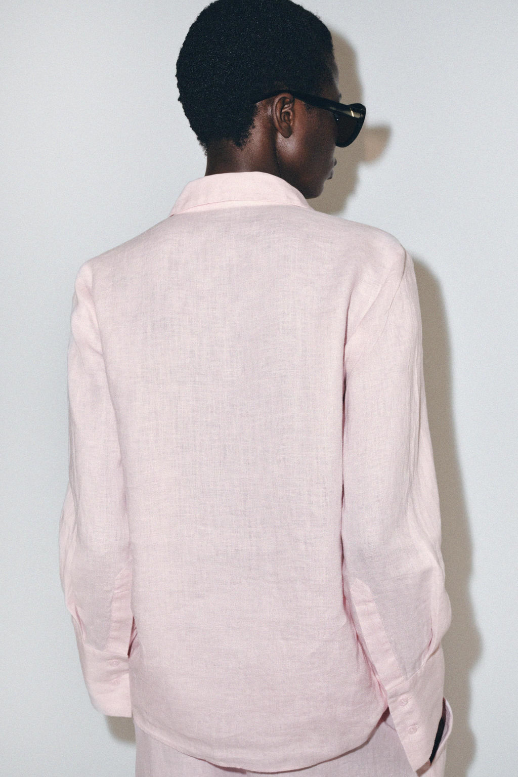 CAMISA LINO 100% ZW COLLECTION / Rosa