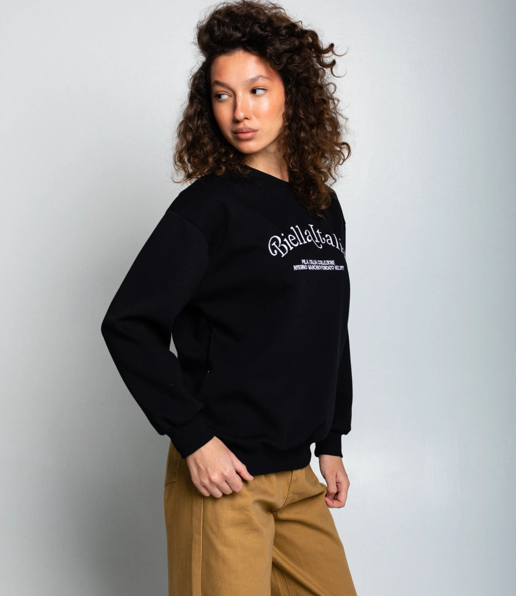 Свитшот #КТ1709, чёрный