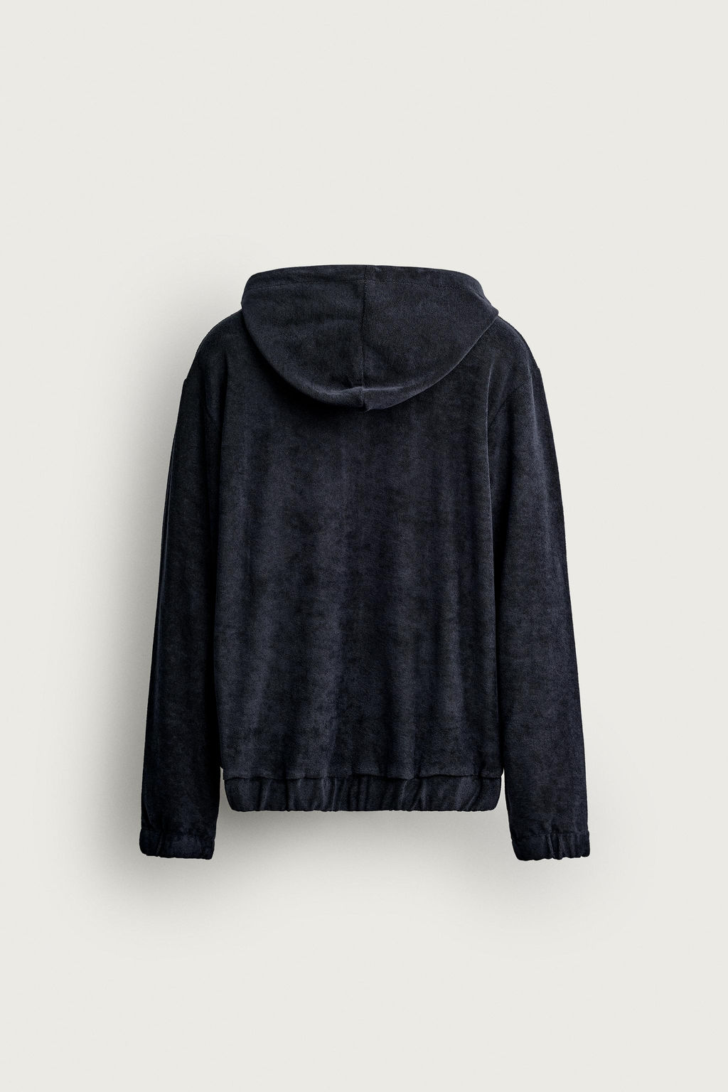 SUDADERA RELAXED FIT TOALLA / Marino - Zara фото 8