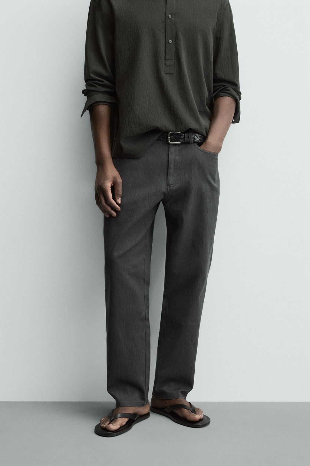 STRAIGHT-LEG JEANS - Zara фото 2