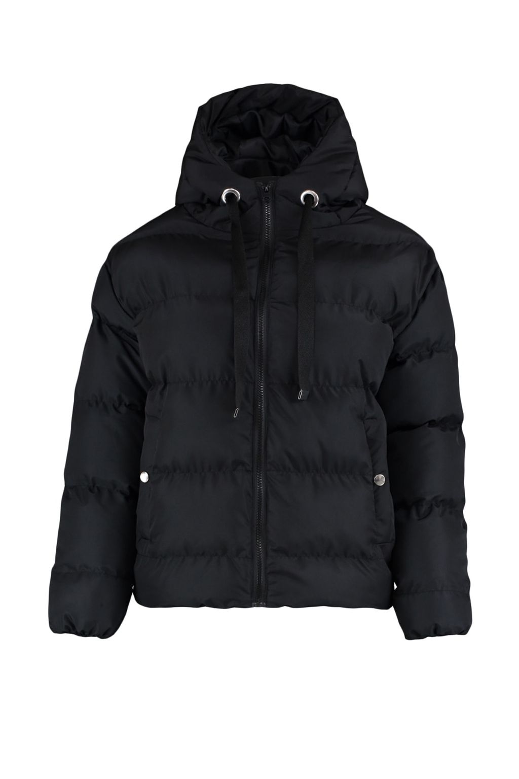 TRENDYOLMILLA Siyah Kapusonlu Su Itici Sisme Mont TWOAW21MO0022  фото 9