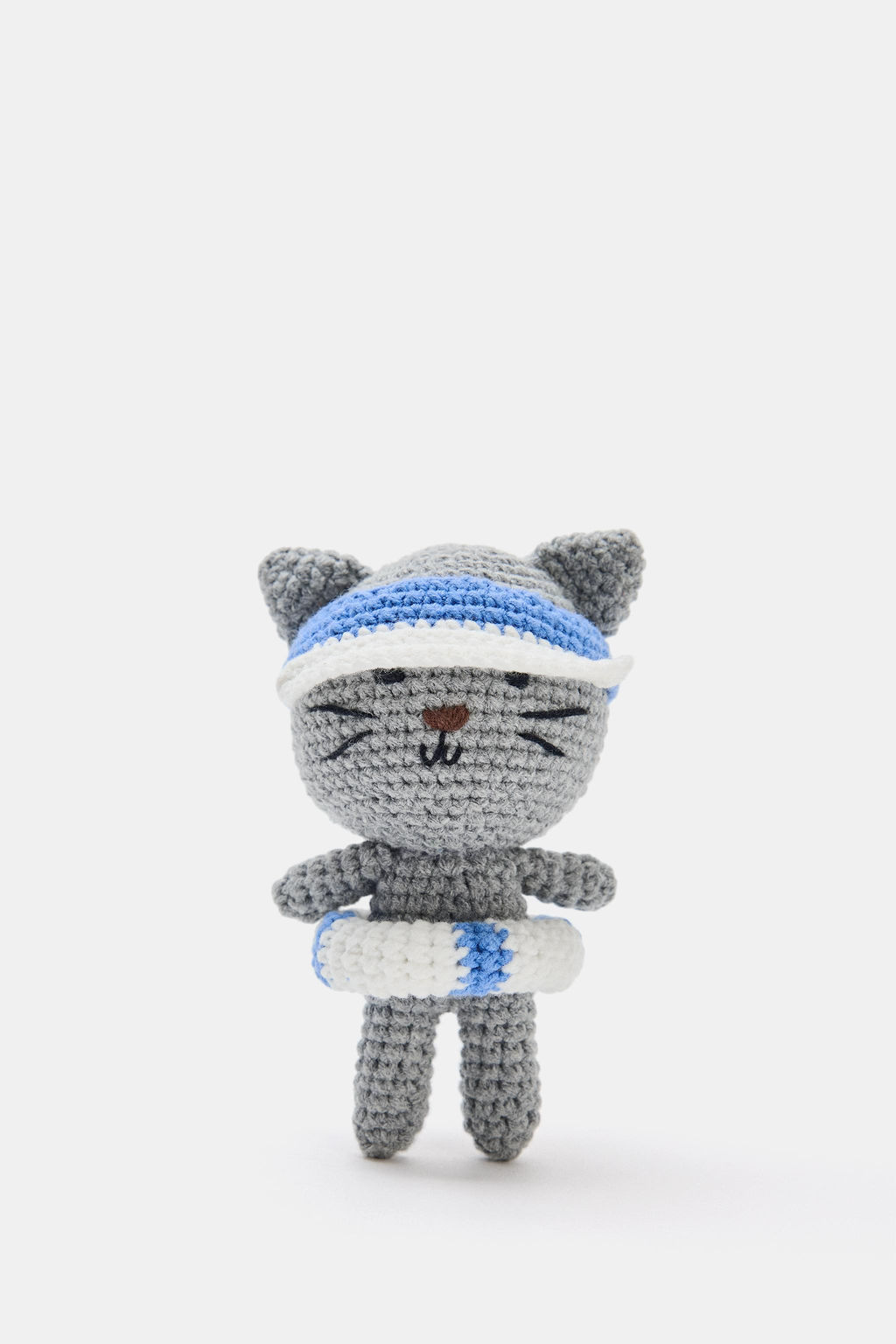LLAVERO CHARM GATITO / Gris - Zara фото 3