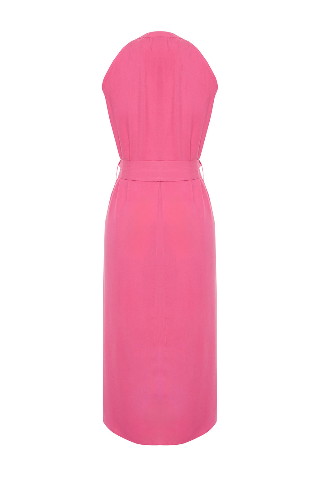 Fusya Kusakl? Hakim Yaka Midi Dokuma Gomlek Elbise TWOSS19XM0112