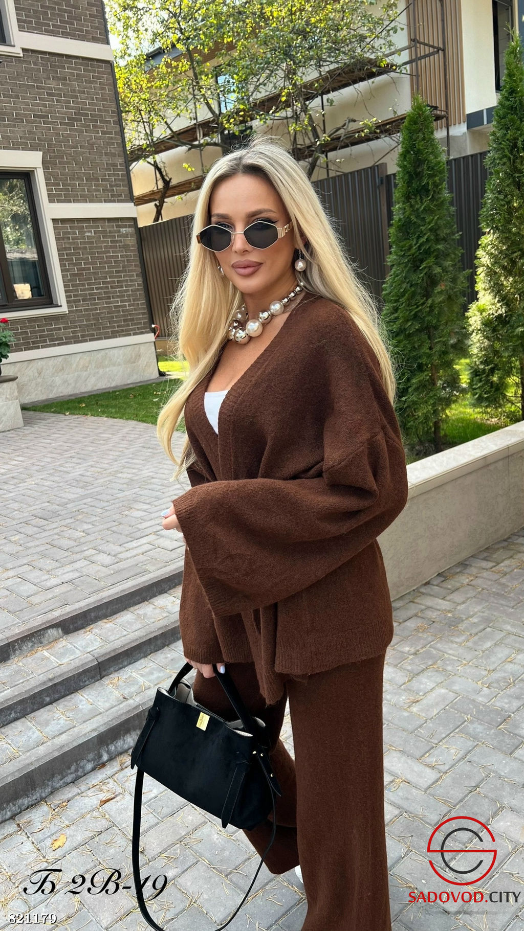 Костюм женский (штаны+кардиган) - Bruno фото 2