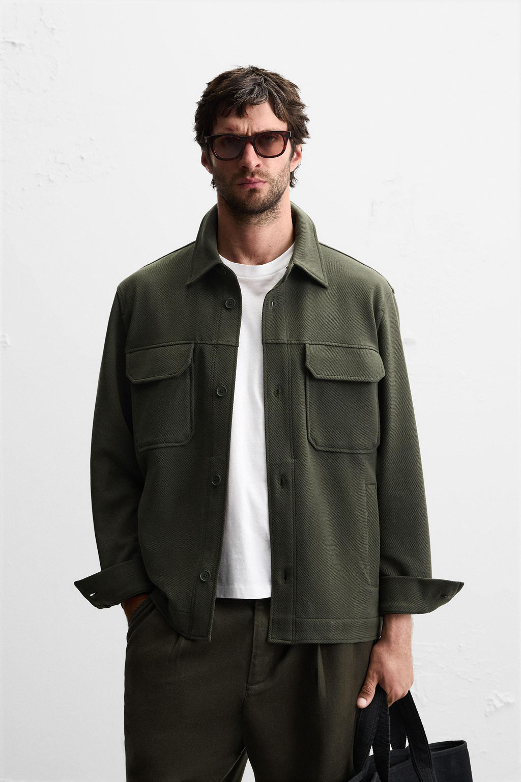 COMFORT TEXTURED OVERSHIRT
