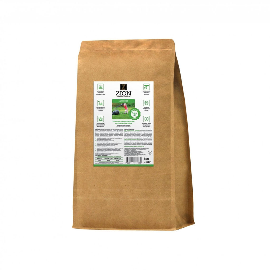 ЦИОН для газонов (пролонгированное питание для растений), 3,5 кг