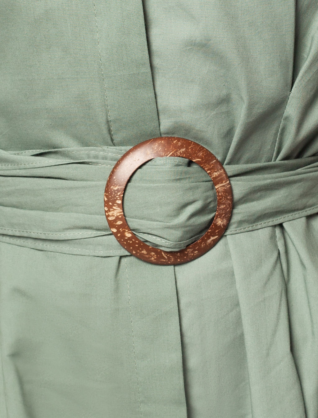 Платье из плотного хлопка с застежкой до низу - Vilatte фото 2