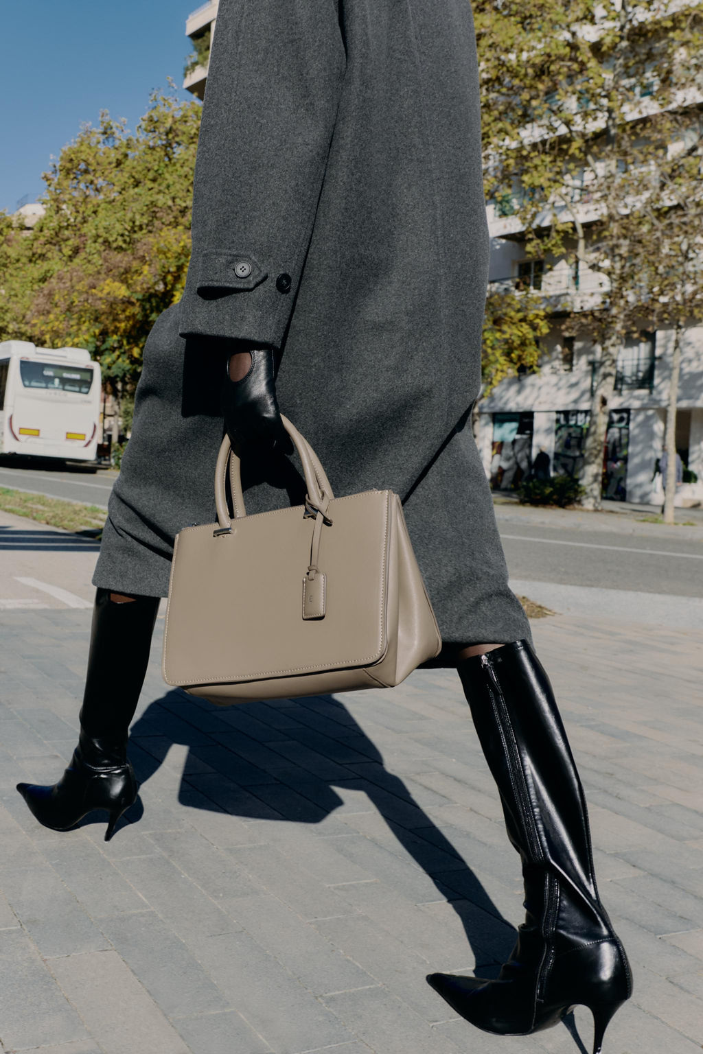 DOUBLE HANDLE CITY BAG - Zara фото 2