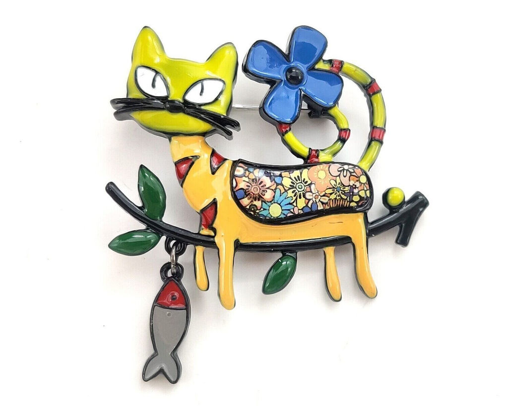 Брошь Кошечка