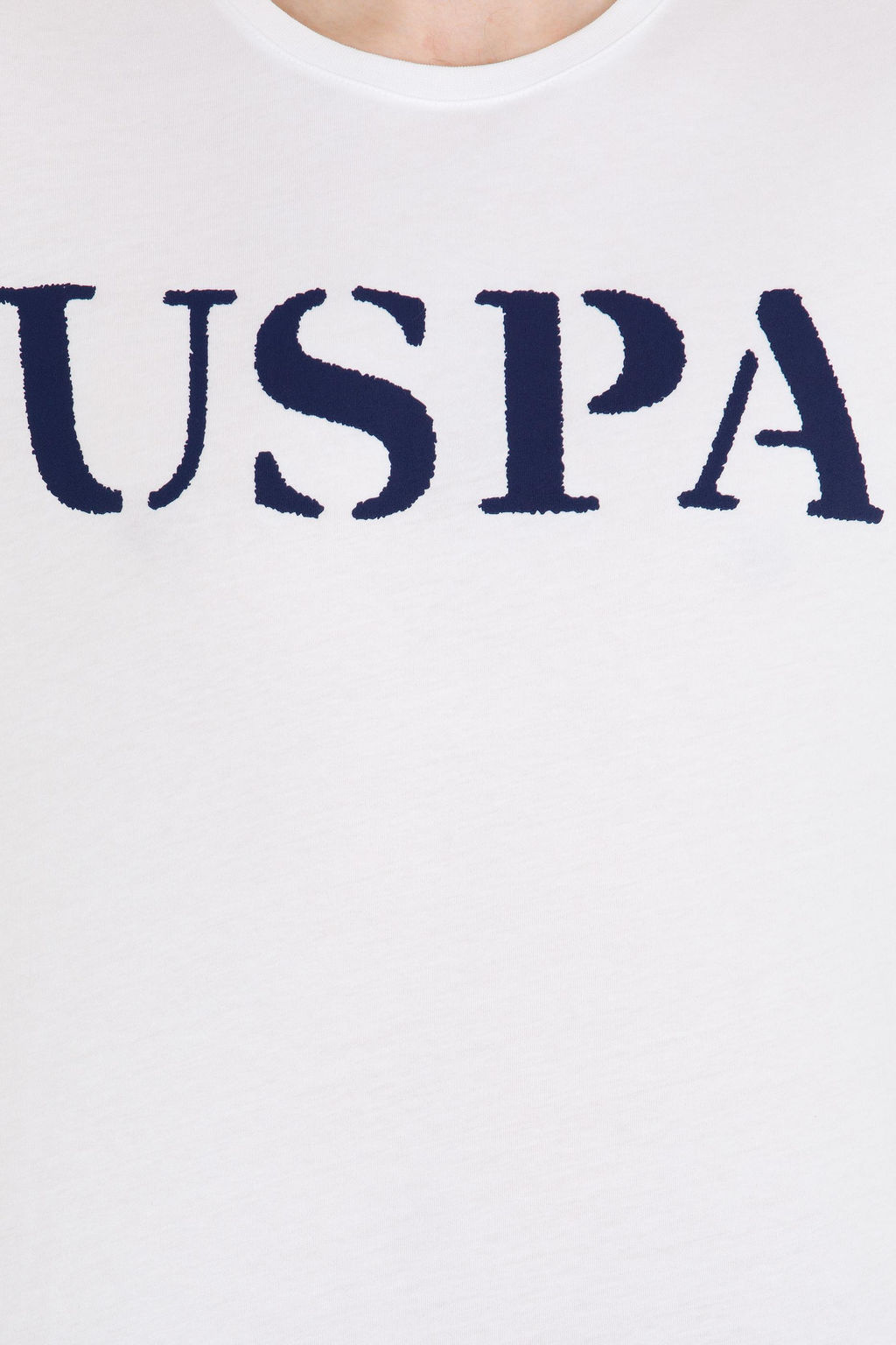 U. S. Polo Assn Мужская белая базовая футболка с круглым вырезом - U.s. polo assn фото 6