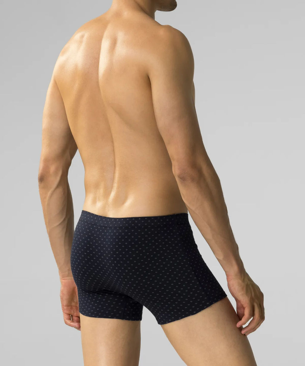 ATLANTIC 3MH-197 Трусы шорты Three Prints - набор 3 шт. голубой + темно-синий + каберне  фото 3