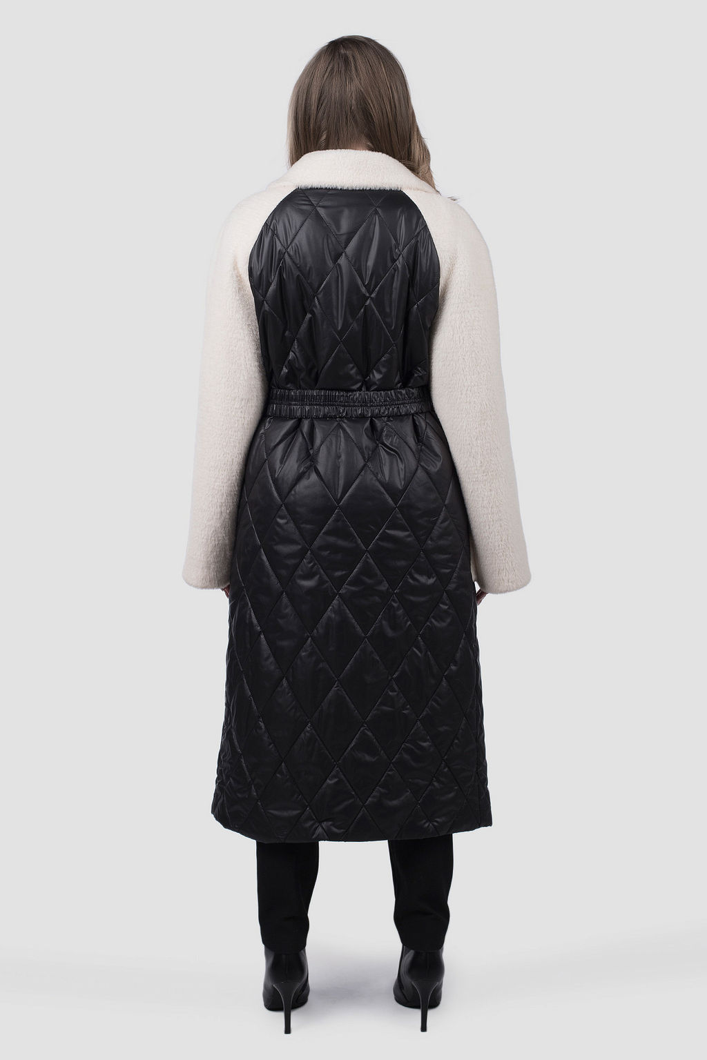 02-3295 Пальто женское утепленное (пояс)