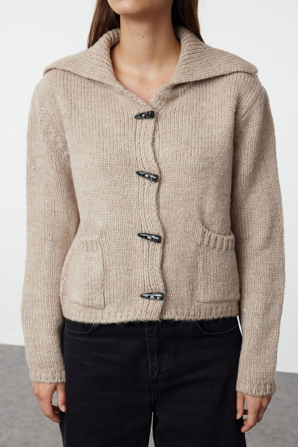 Vizon Devrik Yaka Triko H?rka TWOAW25HI00169 - Trendyolmilla фото 4