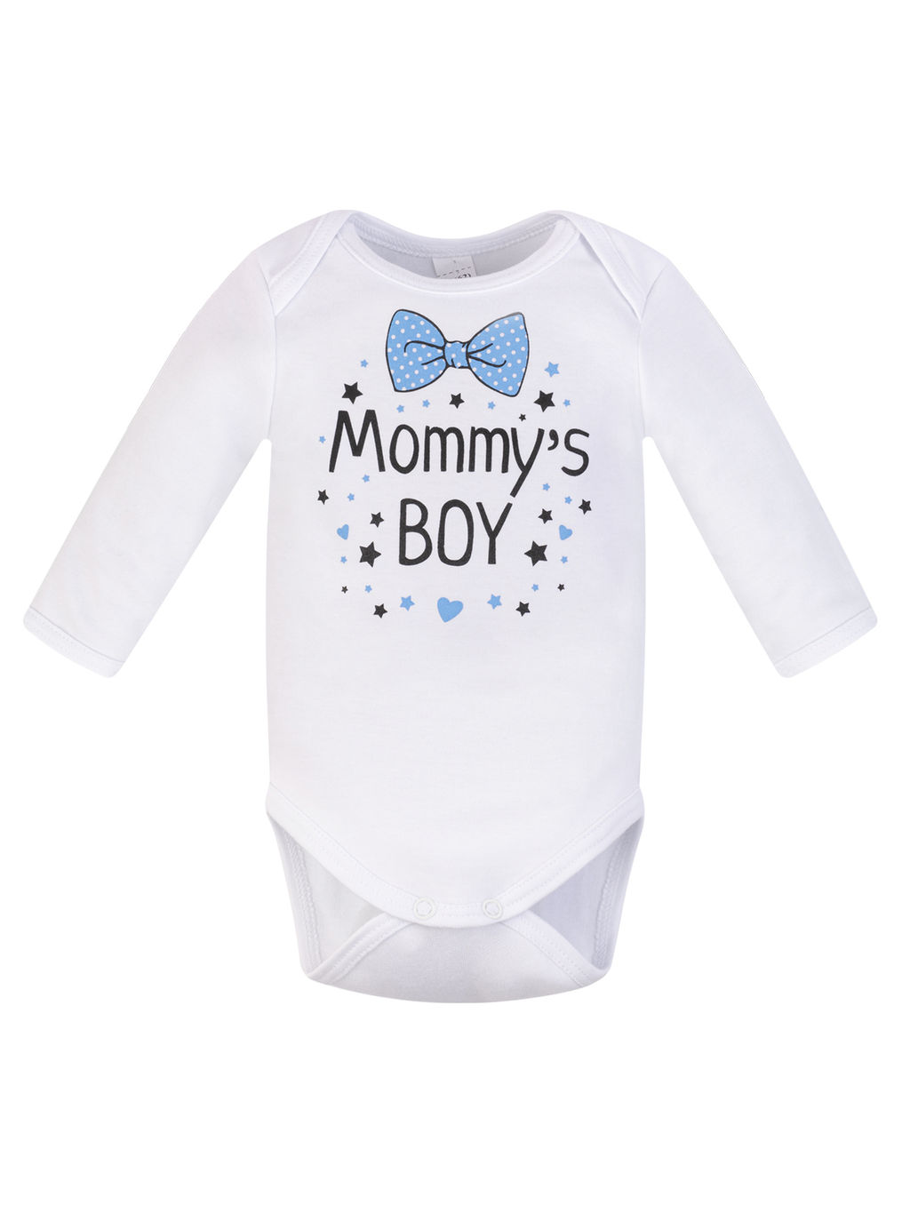 Боди ясельное белое Mommy's boy (62, 40)
